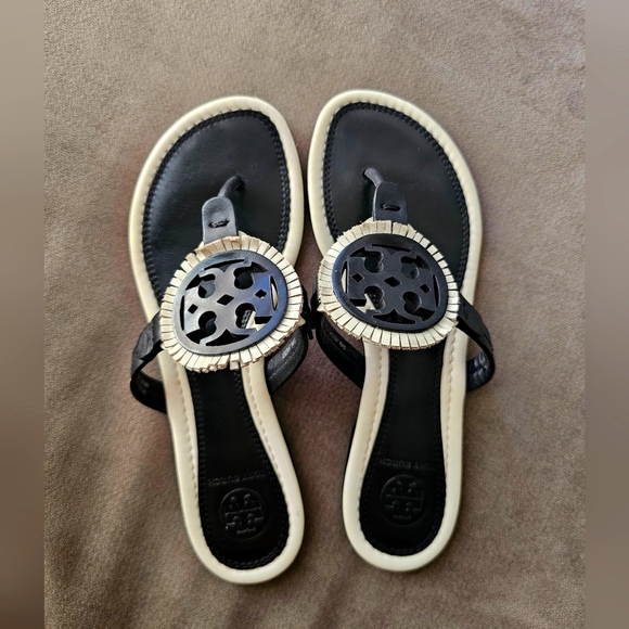 Tory burch Miller leather causal sandals - Picture 2 of 4